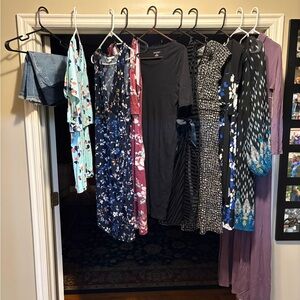 Mixed Women's Dresses and Tops Bundle - Floral & Solid Styles